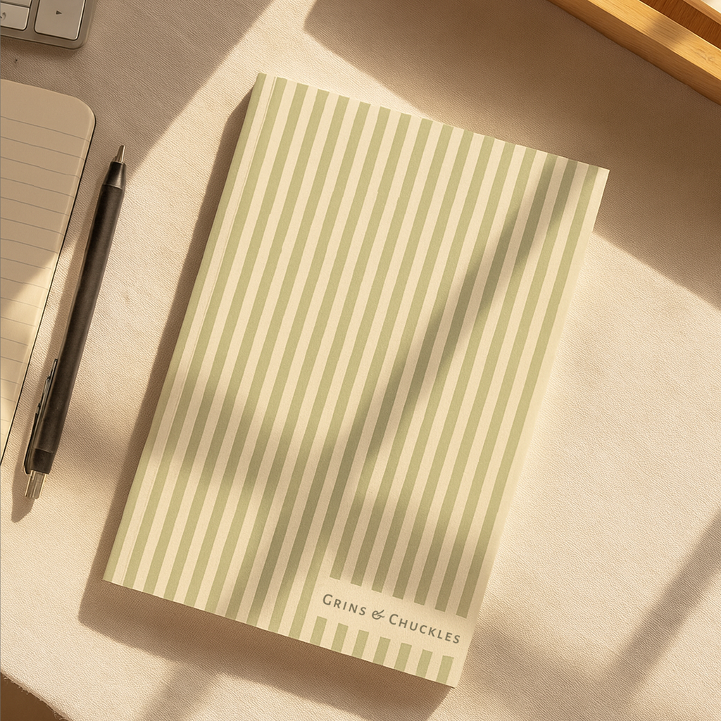 Minimal Desk Notebook – A5, Ruled, 120 Pages | Satis 001