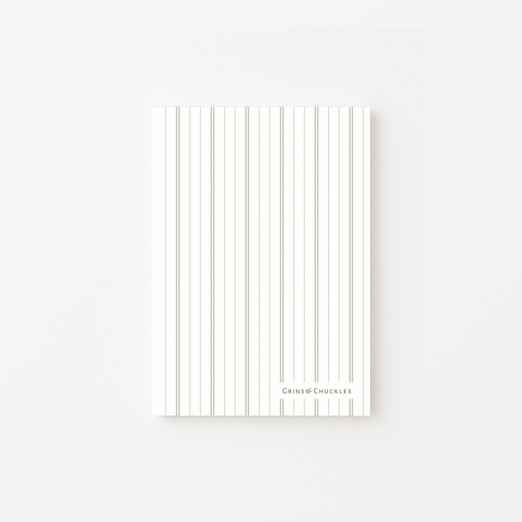 Minimal Desk Notebook – A5, Ruled, 120 Pages | Satis 007