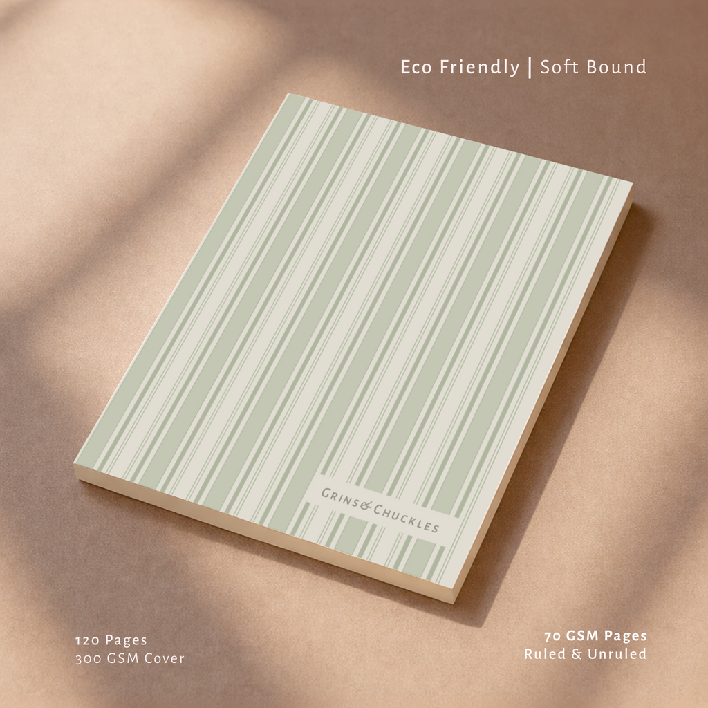 Minimal Desk Notebook – A5, Ruled, 120 Pages | Satis 003