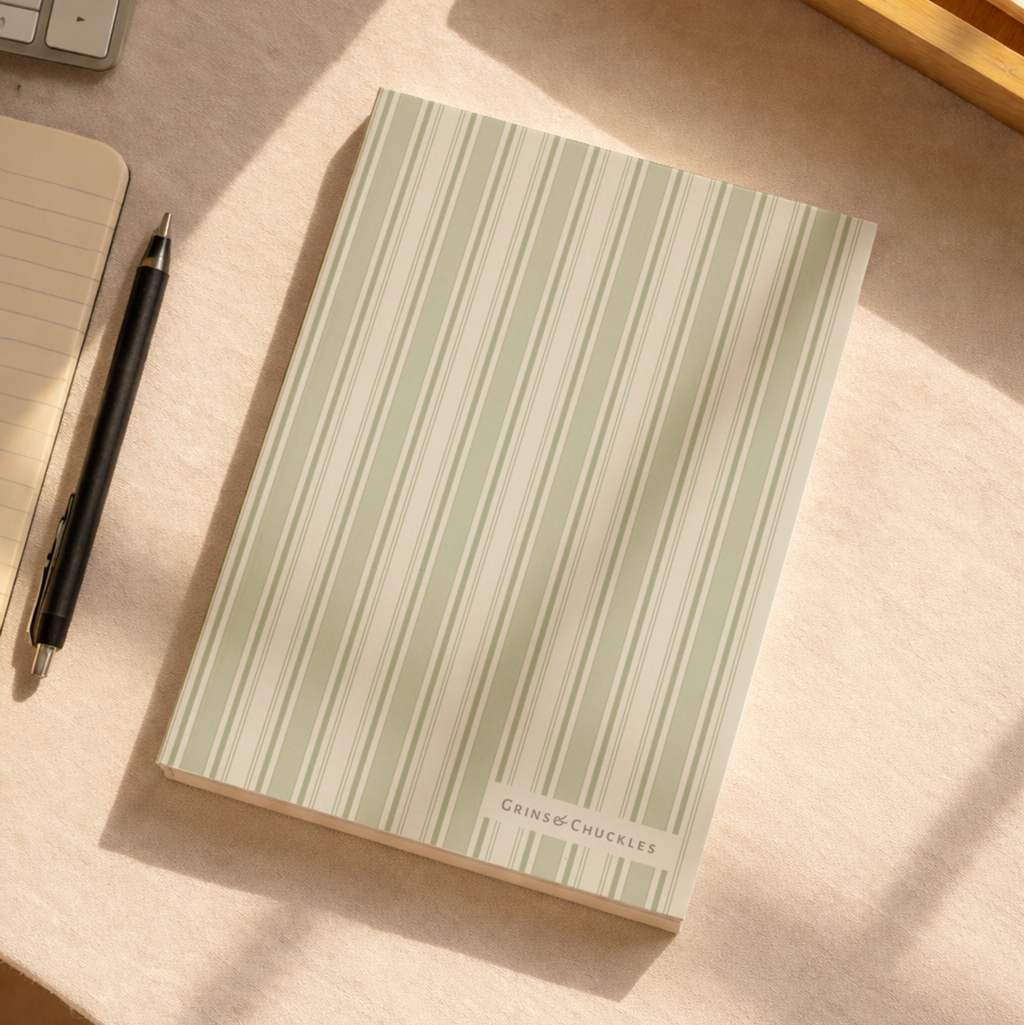Minimal Desk Notebook – A5, Ruled, 120 Pages | Satis 003