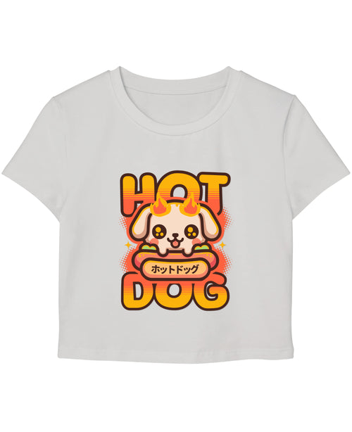 White Baby Tee Front Design