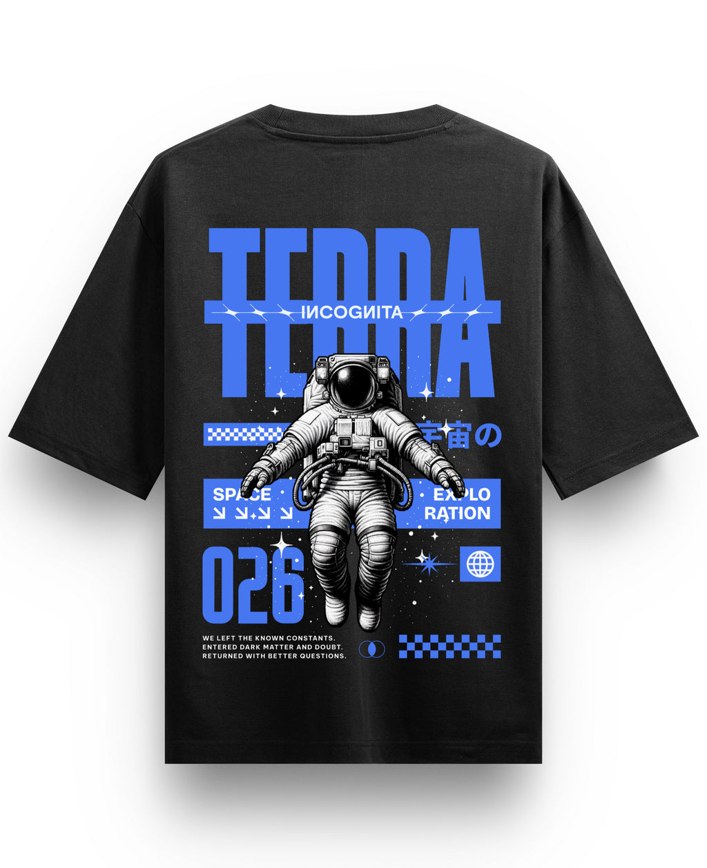 Black Oversized T-shirt Back Design